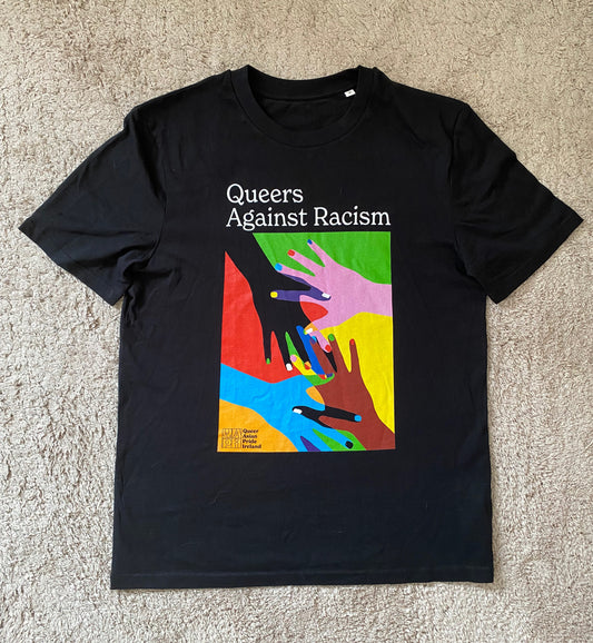 Queers Against Racism T-Shirts by QueerMyths